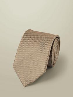 Charles Tyrwhitt Textured Silk Tie, Airforce Blue, Sand