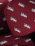 Charles Tyrwhitt Patriotic Lion Silk Tie, Maroon Red