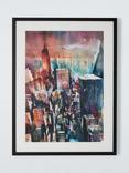 John Lewis Bernard Vogel 'NY from the Rock' Framed Print & Mount, 63 x 48cm, Multi