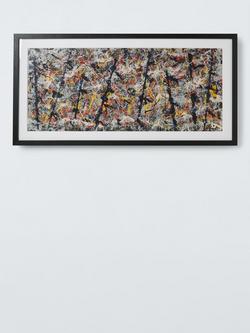 John Lewis Jackson Pollock 'Blue Poles' Framed Print & Mount, 54 x 108cm, Multi, Multi
