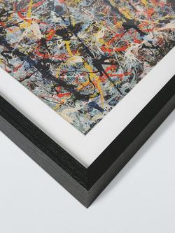 John Lewis Jackson Pollock 'Blue Poles' Framed Print & Mount, 54 x 108cm, Multi - view 2, Multi