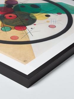 John Lewis Wassily Kandinsky 'Circles in a Circle' Framed Print & Mount, 63 x 63cm, Multi - view 2, Multi