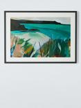 John Lewis Louise Body 'Take Me Back' Framed Print & Mount, 50 x 70cm, Blue