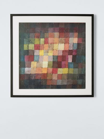 John Lewis Paul Klee 'Ancient Harmony' Framed Print & Mount, 63 x 63cm, Multi, Multi