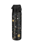 Ion8 Celestial Stainless Steel Leak-Proof Slim Drinks Bottle, 600ml, Black/Multi