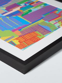 John Lewis Yoni Alter 'NYC Cityscape Day' Framed Print & Mount, 45 x 62cm, Multi - view 2, Multi