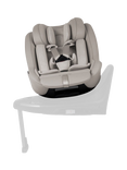 Silver Cross Approach Plus 360 i-Size Baby Car Seat, Natural Taupe
