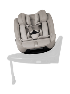 Silver Cross Approach Plus 360 i-Size Baby Car Seat, Natural Taupe