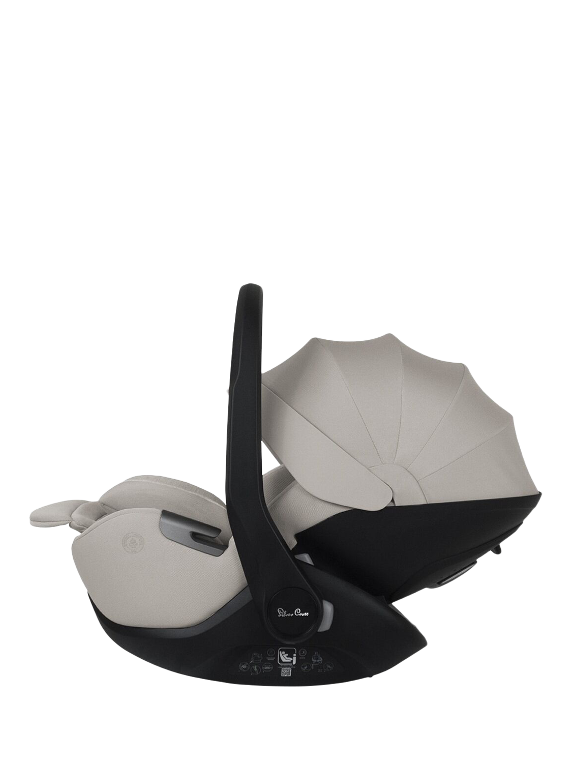 Silver Cross Glide Plus 360 i-Size Baby Car Natural Taupe