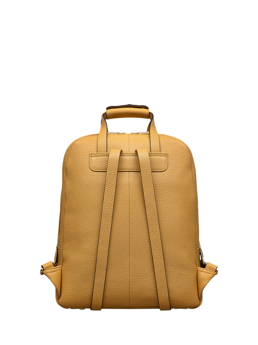 Product image 2 of 5, which shows Radley Dukes Place Leather Medium Zip Around Backpack, Pecan