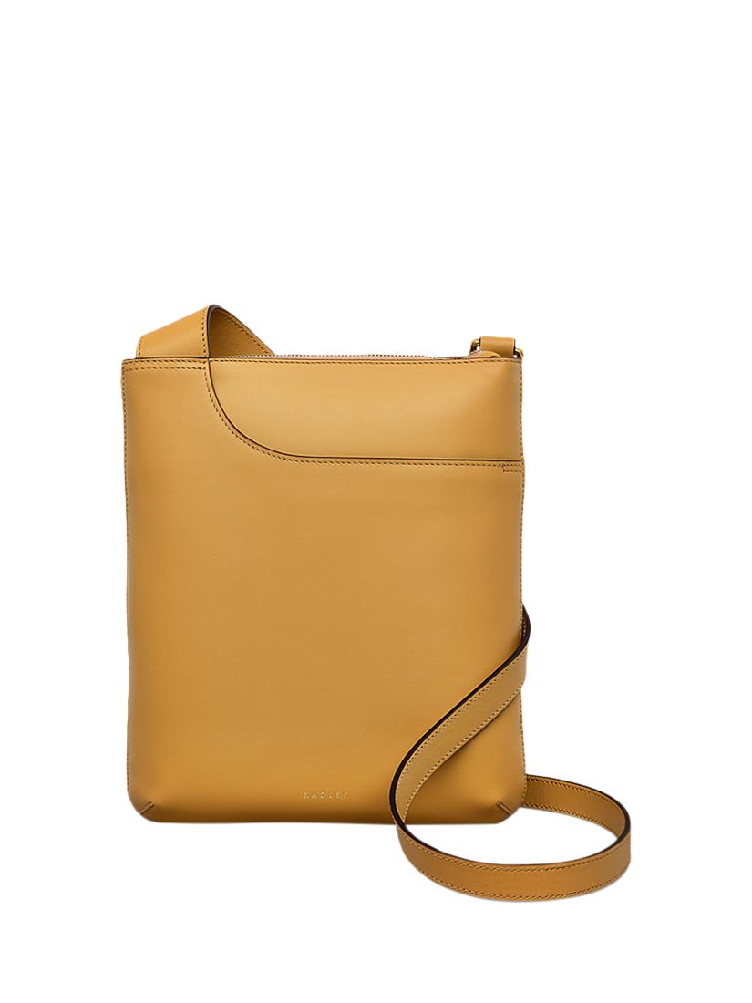 Product image 1 of 5, which shows Radley Pockets Leather Medium Crossbody Bag, Pecan