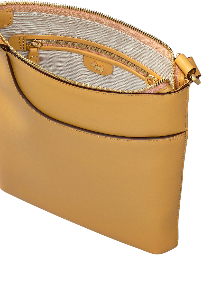 Product image 3 of 5, which shows Radley Pockets Leather Medium Crossbody Bag, Pecan