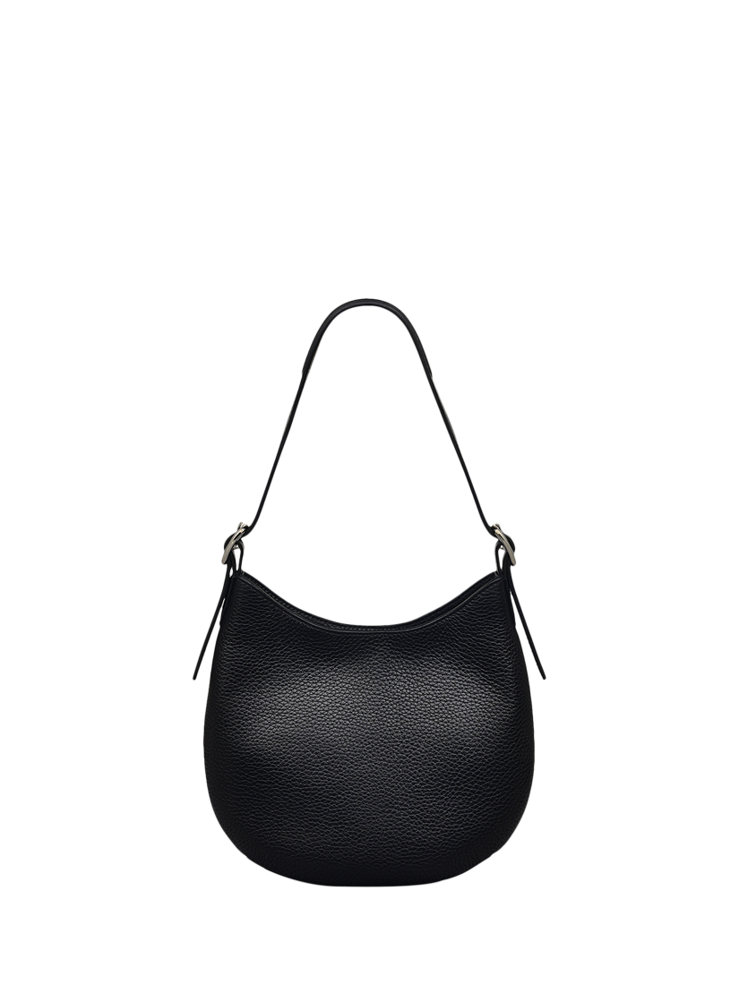 Product image 2 of 5, which shows Radley Kensington Place Leather Small Open Top Shoulder Bag, Black