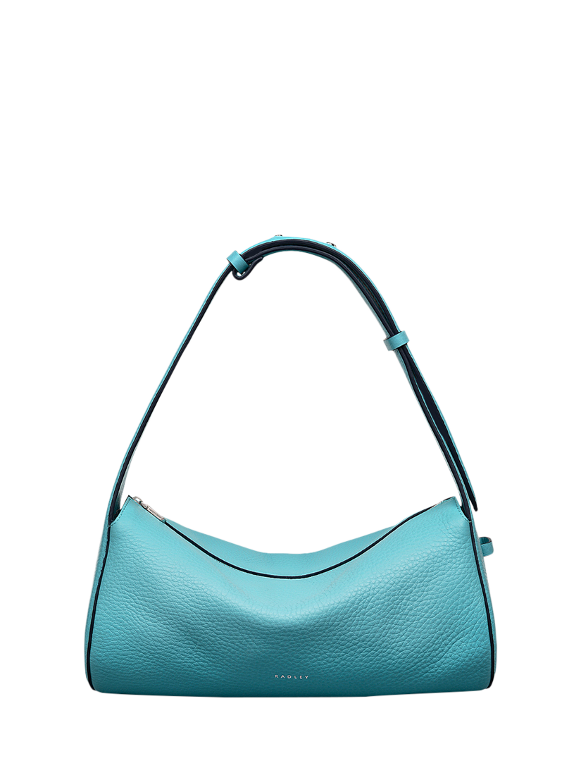 Product image 1 of 5, which shows Radley Abbey Mews Leather Small Zip Top Shoulder Bag, Maldives
