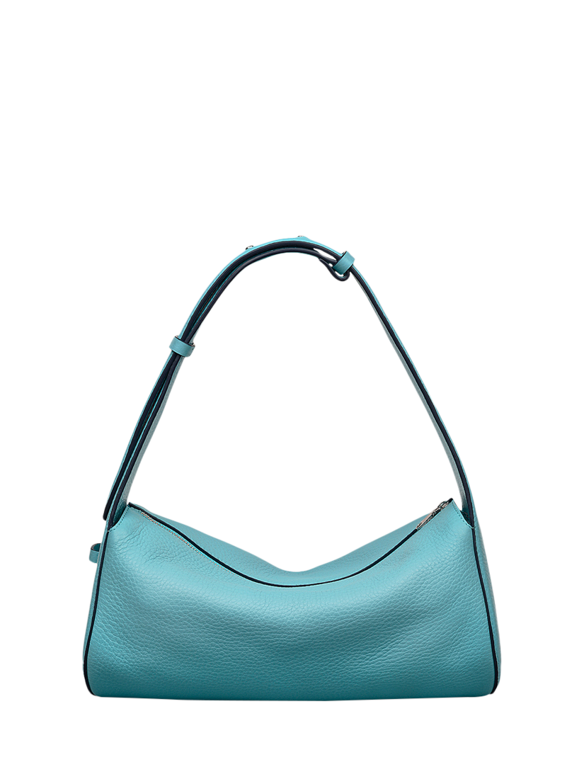 Product image 2 of 5, which shows Radley Abbey Mews Leather Small Zip Top Shoulder Bag, Maldives