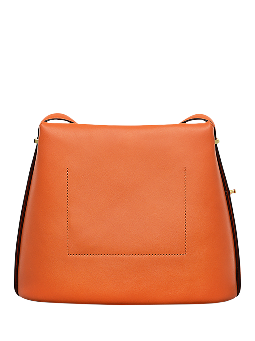 Product image 2 of 6, which shows Radley Lattimer Place Small Leather Crossbody Bag, Orange Peel