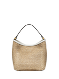 Radley Bathurst Mews Raffia Small Open Top Grab Bag, Natural