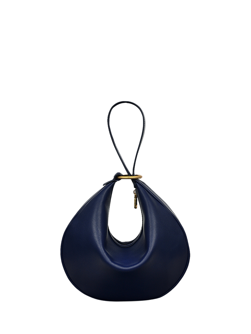 Product image 2 of 6, which shows Radley Harrington Leather Medium Zip Top Clutch Bag, Evenfall