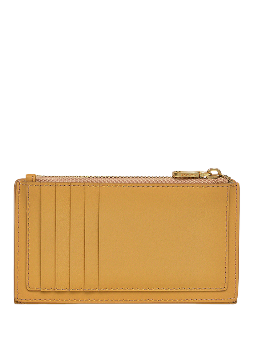 Product image 2 of 4, which shows Radley Coin Street Leather Medium Zip-Top Purse, Pecan