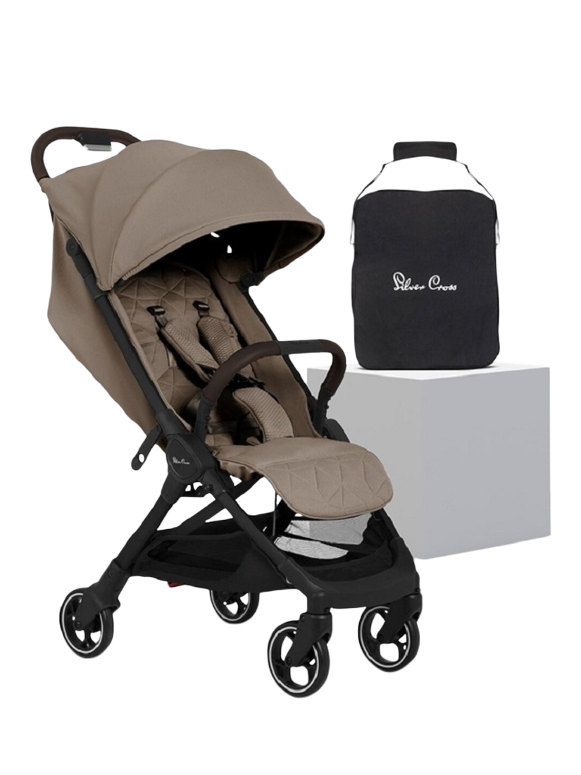 Silver Cross Clic 2 Stroller with Carry Bag, Cobble