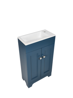 hib. Herrington Cloakroom Vanity Unit - view 2, Henley Blue