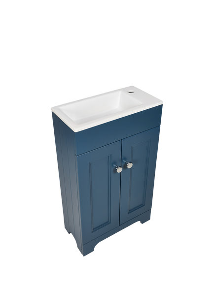 hib. Herrington Cloakroom Vanity Unit - view 2, Henley Blue