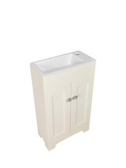 hib. Herrington Cloakroom Vanity Unit - view 2, White