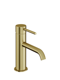 hib. Cloakroom Ion Mixer Tap, Brushed Brass