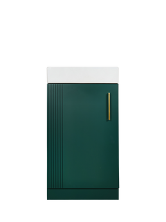 hib. Luxe Cloakroom Vanity Unit, Dark Emerald