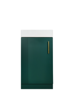 hib. Luxe Cloakroom Vanity Unit, Dark Emerald