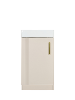 hib. Luxe Cloakroom Vanity Unit, Light Taupe