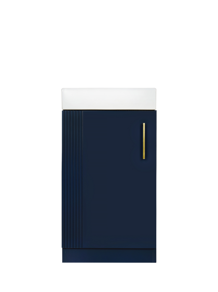 hib. Luxe Cloakroom Vanity Unit, Midnight Blue