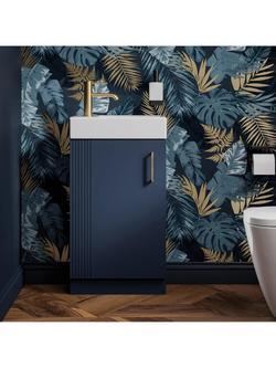 hib. Luxe Cloakroom Vanity Unit - view 2, Midnight Blue