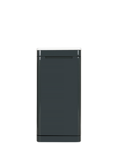 hib. Rima Cloakroom Vanity Unit, Gloss Anthracite