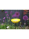 Wildlife World Sunflower Ceramic Bird Feeder, Yellow