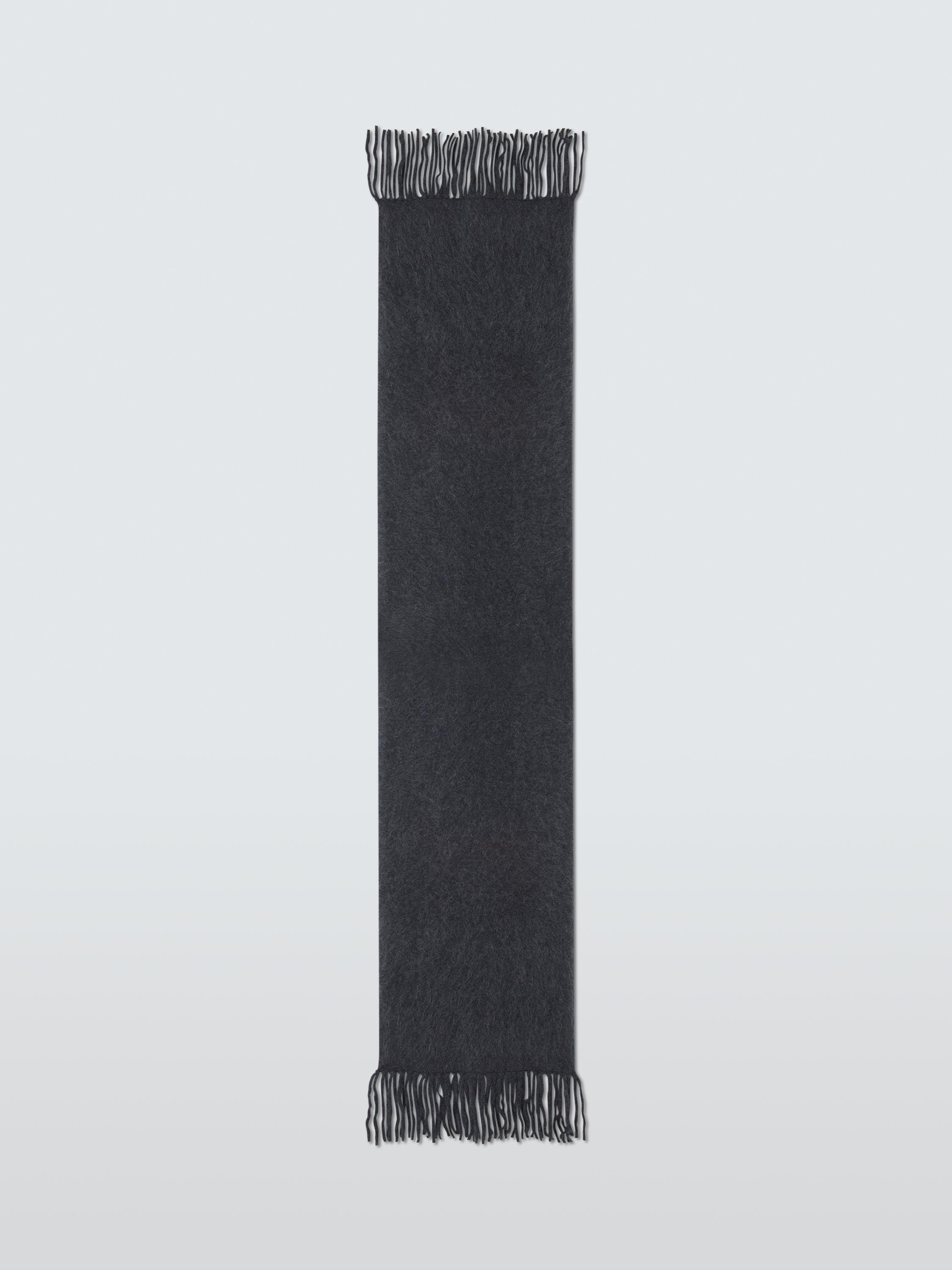 Product image 5 of 6, which shows John Lewis Brushed Cashmere Scarf, Charcoal