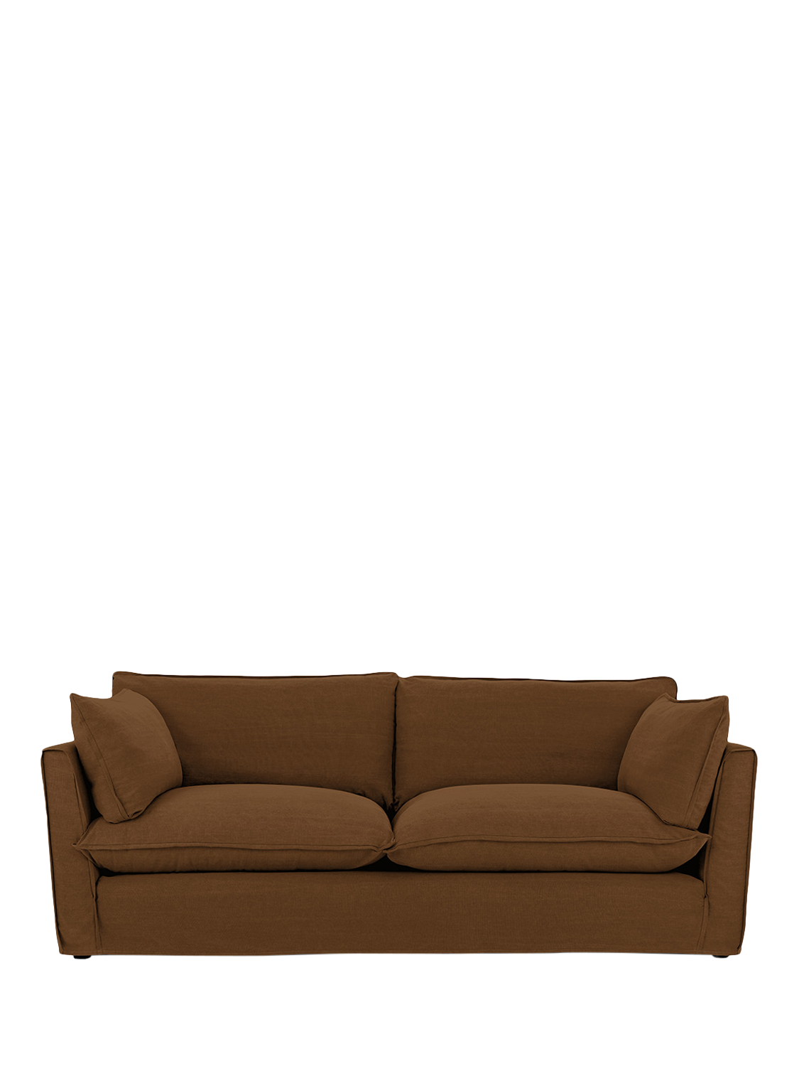 Cocobella Range, John Lewis x Sophie Conran Cocobella Large 3 Seater Sofa, Beatrice Nutmeg
