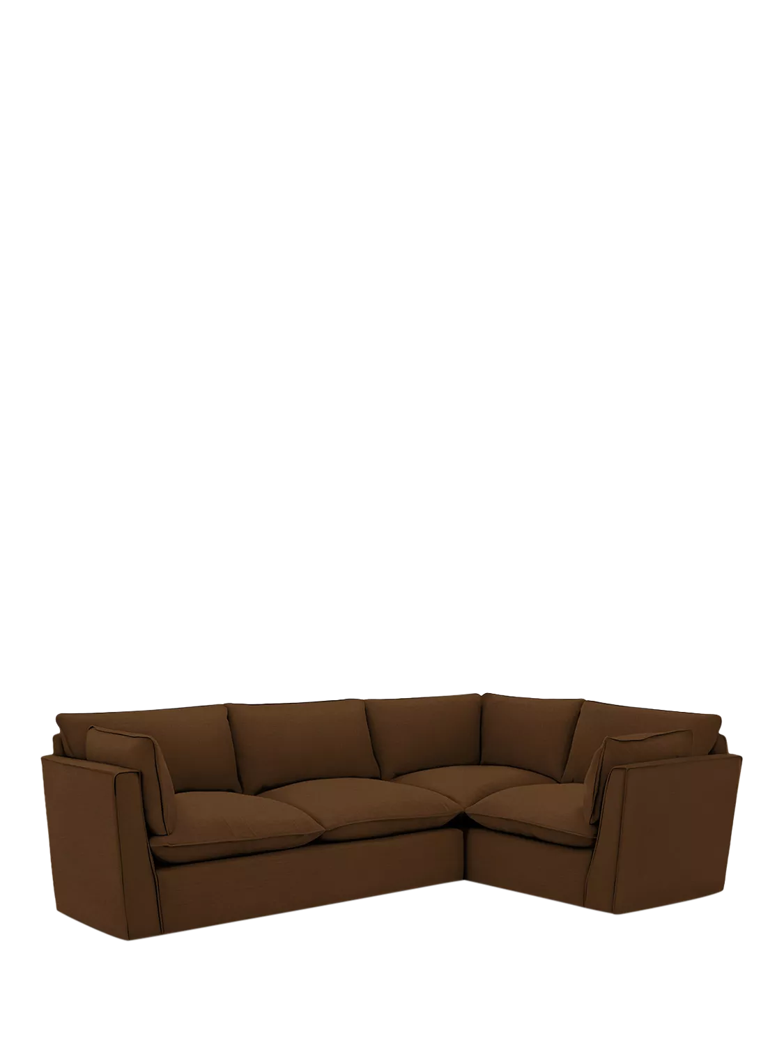 John Lewis x Sophie Conran Cocobella Medium LHF Corner Sofa, Beatrice Nutmeg