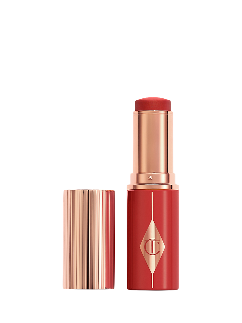Product image 1 of 8, which shows Charlotte Tilbury Unreal Blush Healthy Glow Stick, Cherry Glow