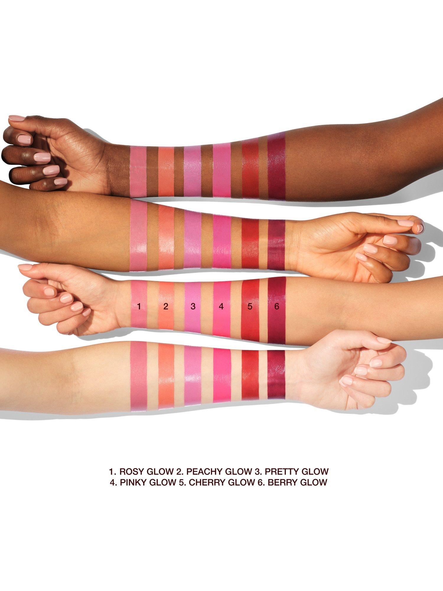 Product image 8 of 8, which shows Charlotte Tilbury Unreal Blush Healthy Glow Stick, Peachy Glow
