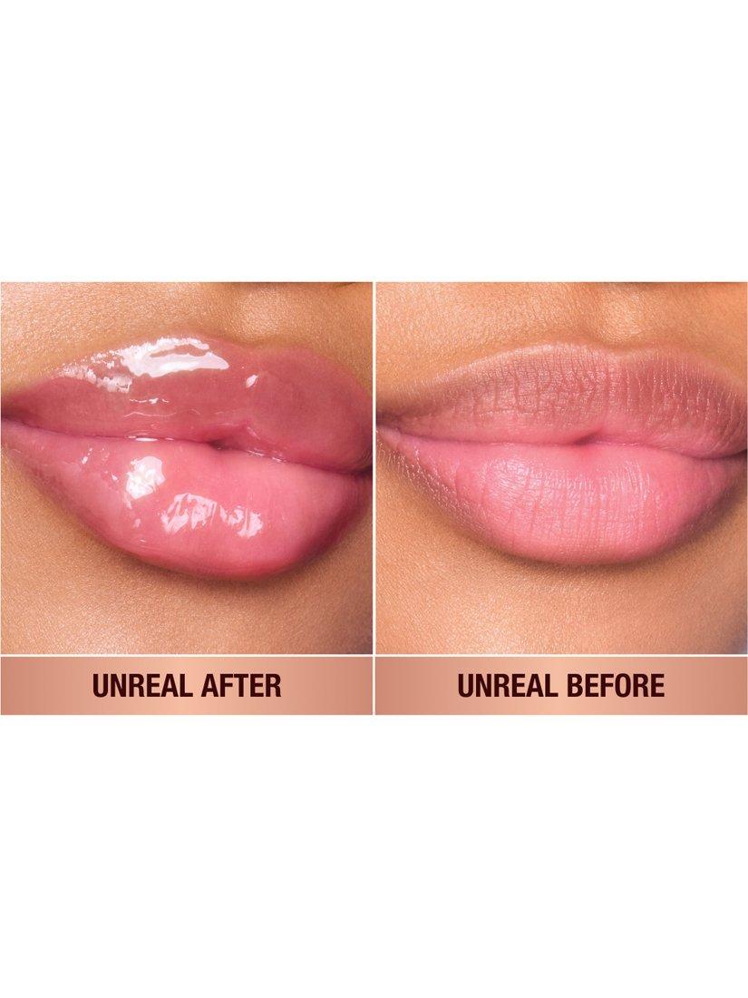 Product image 2 of 7, which shows Charlotte Tilbury Unreal Lips Healthy Glow Nectar Oil, Juicylicious Strawberry Vanilla