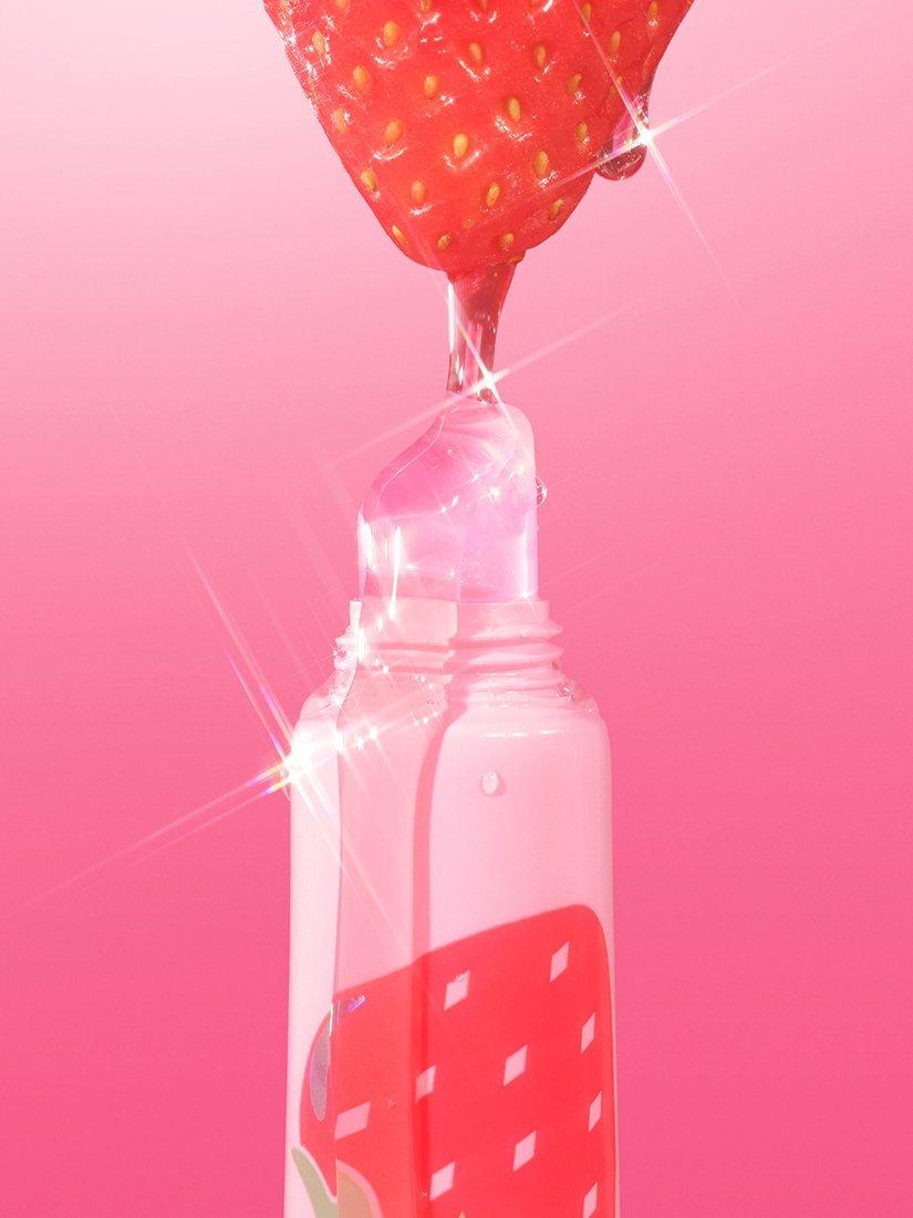 Product image 6 of 7, which shows Charlotte Tilbury Unreal Lips Healthy Glow Nectar Oil, Juicylicious Strawberry Vanilla