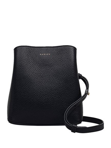 Radley Dukes Place Leather Small Compartment Crossbody Bag, Black