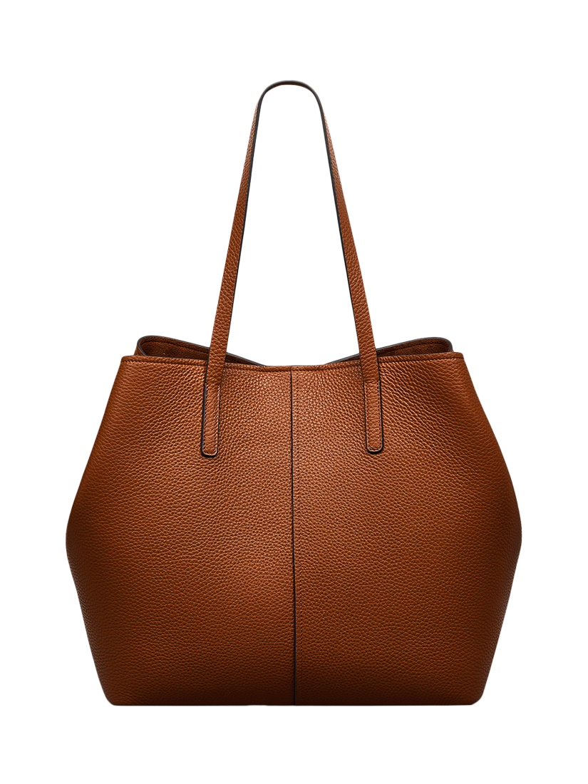 Product image 4 of 7, which shows Radley Dukes Place Leather Tote Bag, Saddle