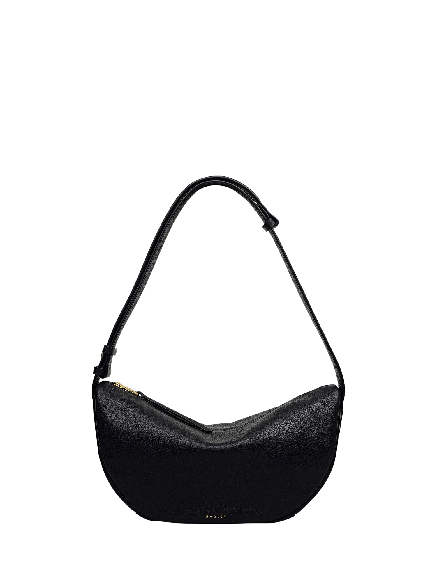Product image 1 of 4, which shows Radley Dukes Place Leather Sling Crossbody Bag, Black