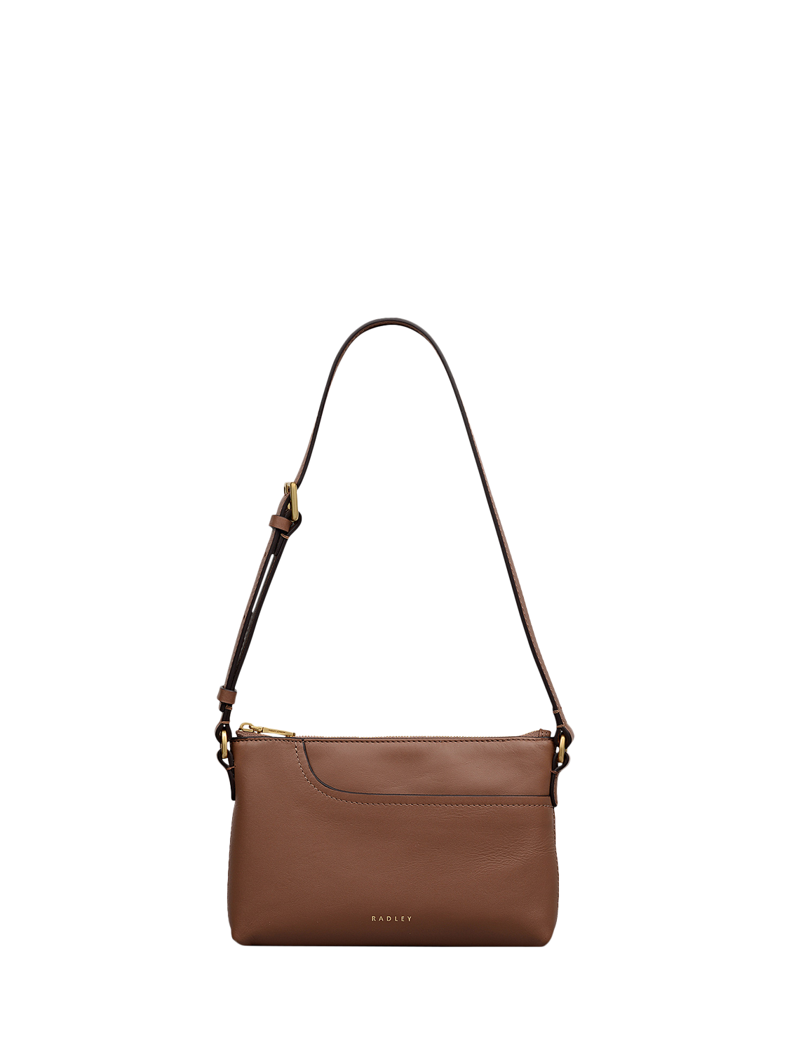 Product image 1 of 5, which shows Radley Pockets Mini Shoulder Bag, Saddle