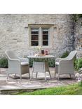 Bramblecrest Tetbury 2-Seater Round Garden Bistro Table & Chairs Set, Nutmeg