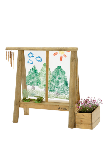Plum Discovery Create & Paint Wooden Easel, Multi