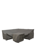 Bramblecrest Tetbury Mini Corner Sofa Set Water Repellent Garden Furniture Covers, Khaki