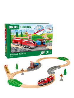 BRIO 36102 Pull Back Train Set, Multi